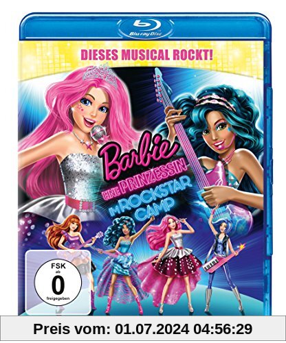 Barbie - Eine Prinzessin im Rockstar Camp  (inkl. Digital Ultraviolet) [Blu-ray] von unbekannt