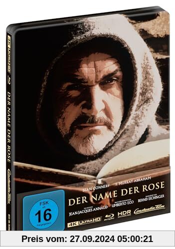 Der Name der Rose - Limited Steelbook [4K Ultra HD] + [Blu-ray] von unbekannt