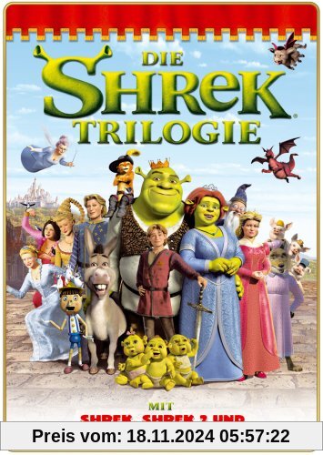 Die Shrek Trilogie [3 DVDs] von unbekannt