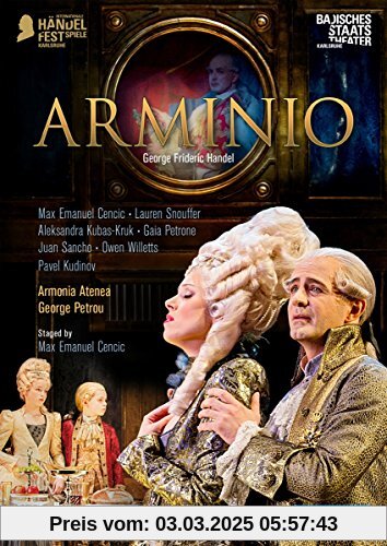 Handel: Arminio [Max Emanuel Cencic; Gaia Petrone; Lauren Snouffer; Juan Sancho; Pavel Kudinov] [C Major Entertainment: 744408] [2 DVDs] von unbekannt