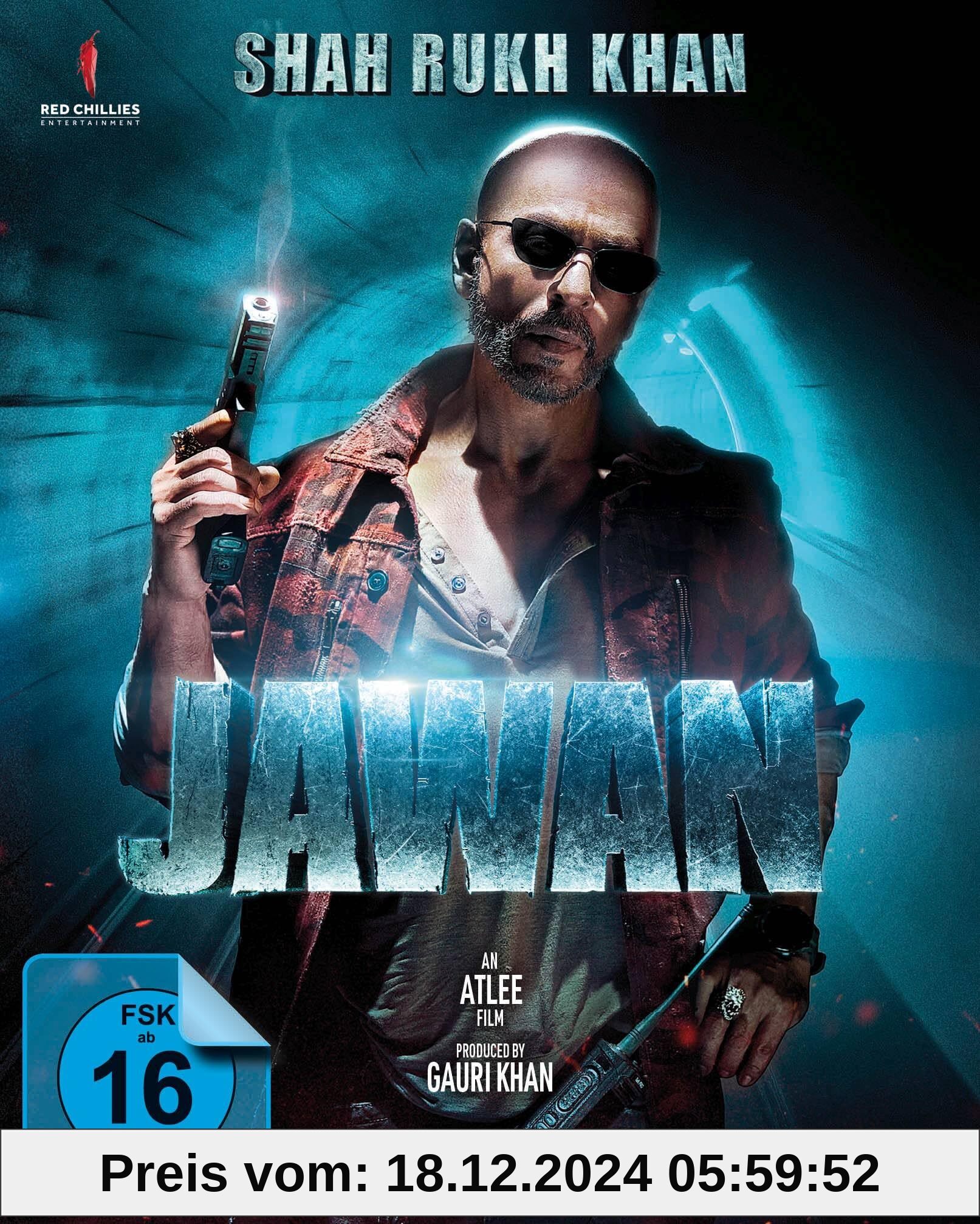 Jawan (Blu-ray + DVD) (Limited Special Edition) (inkl. Postkarten & Metall-Effekt-Aufkleber) von unbekannt