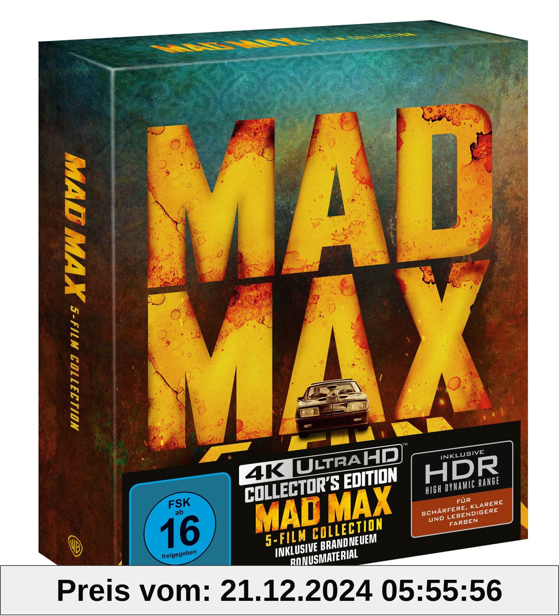 Mad Max 5-Film-Ultimate Collector's Edition [4K Ultra HD] + [Blu-ray] von unbekannt