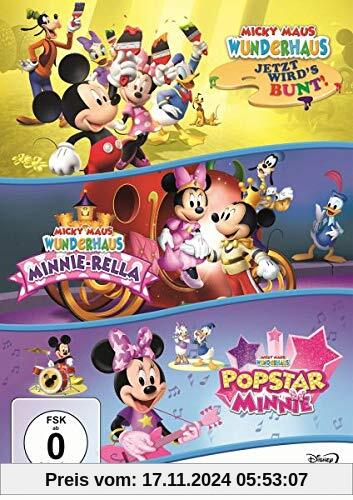 Micky Maus Wunderhaus - Jetzt wird's bunt/Minnie-Rella/Popstar Minnie (Dreierpack) [3 DVDs] von unbekannt