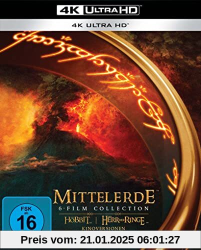 Mittelerde 6-Film Collection (4K Ultra HD) (+ Blu-ray) (+ Bonus-Disc) von unbekannt