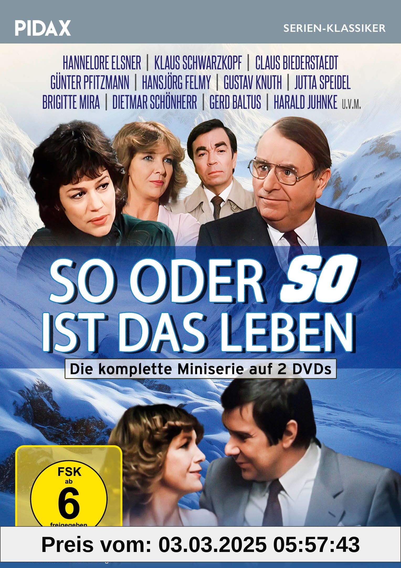 So oder so ist das Leben / 16 heitere Kurzgeschichten von Kultautor Herbert Reinecker mit absoluter Starbesetzung (Pidax Serien-Klassiker) [2 DVDs] von unbekannt