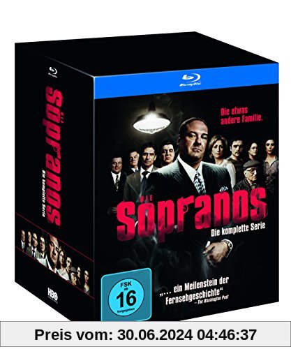 Sopranos - Die komplette Serie (inkl. Flachmann) (exklusiv bei Amazon.de) [Blu-ray] [Limited Edition] von unbekannt
