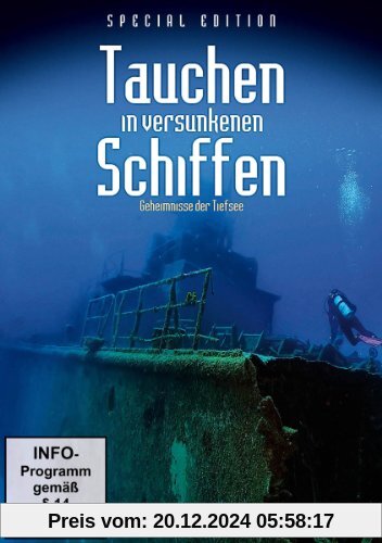 Tauchen in versunkenen Schiffen von unbekannt