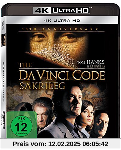 The Da Vinci Code - Sakrileg (Anniversary Edition 4K UHD BD-1) [Blu-ray] von unbekannt