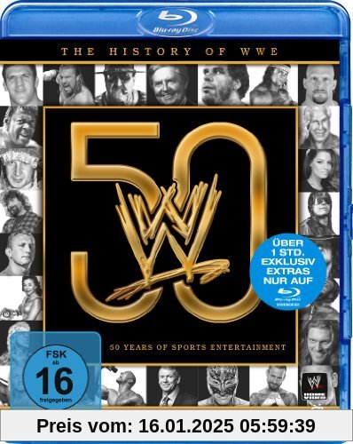 The History of WWE - 50 Years of Sports Entertainment [Blu-ray] von unbekannt