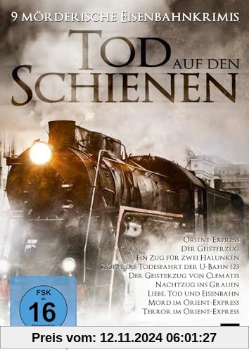 Tod auf den Schienen - 9 mörderische Eisenbahnkrimis, bei denen das Verbrechen an Bord ist (Pidax Film- und Hörspielverlag) [9 DVDs] von unbekannt