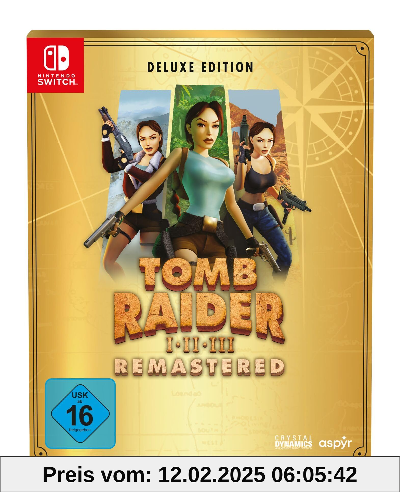 Tomb Raider 1-3 Remastered Starring Lara Croft Deluxe Edition - Switch von unbekannt