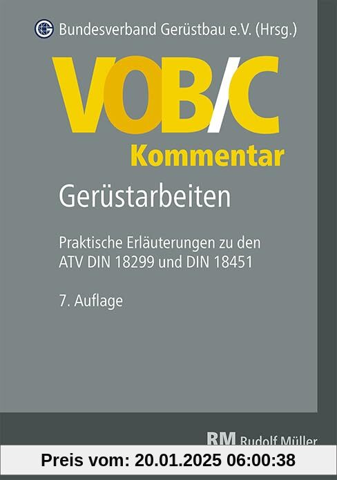 VOB/C Kommentar, 7. Auflage: Gerüstarbeiten von unbekannt