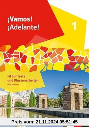 ¡Vamos! ¡Adelante! 1: Fit für Tests und Klassenarbeiten mit Medien 1. Lernjahr (¡Vamos! ¡Adelante! Ausgabe 2. Fremdsprache ab 2024) von unbekannt