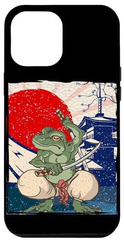 Hülle für iPhone 12 Pro Max Japanische Ninja-Kunst und japanischer Samurai-Frosch von 素晴らしいニッポンアパレル＆アクセサリー - 日本