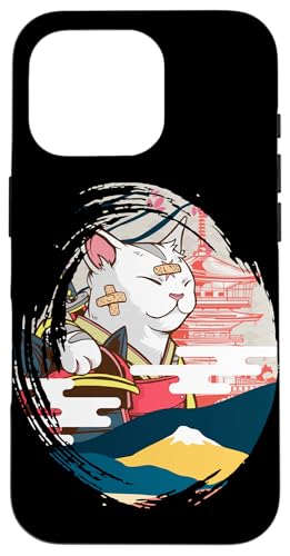 Hülle für iPhone 16 Pro Japanische Kunst und Japan Fighting Cat, Catzilla von 素晴らしいニッポンアパレル＆アクセサリー - 日本