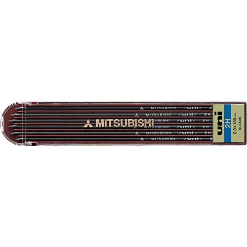 Uni Bleistiftmine, 2,0 mm, 2H (ULN2H) von 三菱鉛筆