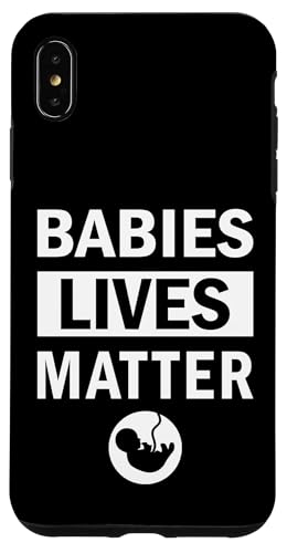 Babys Lives Matter Das Bewusstsein der Unterstützer von Pro Life Hülle für iPhone XS Max von universityofheaven.com