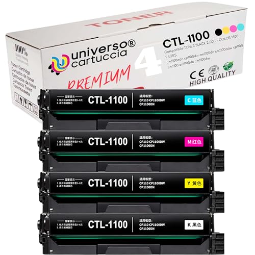 universo cartuccia - CTL 1100 Toner kompatibel zu Pantum cm1100adn cp1100dw cm1100dn cm1100adw CP1100cm1100cm1100dn cm1100dw (Multicolor) von universo cartuccia