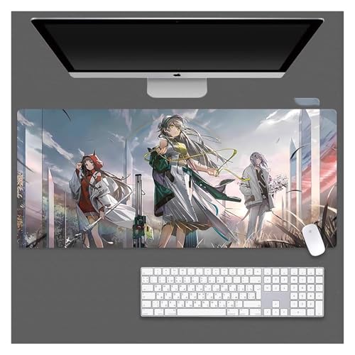 upim Spiel-Mauspad, Gaming-Laptop-Mauspad, Anime-Schreibtischunterlage, Anime-Mauspad, Gaming-Mauspad, Anime, Erweiterte PC-Tastatur, Wasserdicht Und rutschfest(A,900x400mm) von upim