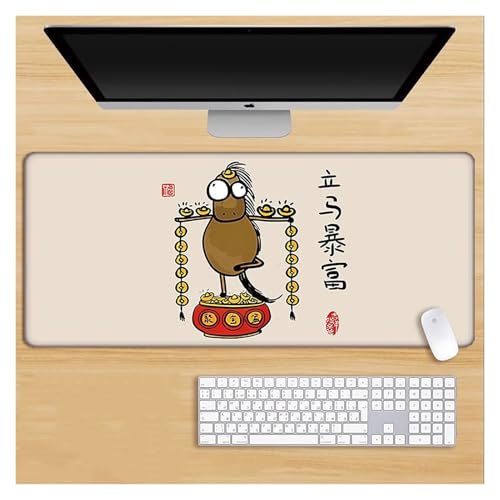 upim Spiel-Mauspad, Gaming-Laptop-Mauspad, Anime-Schreibtischunterlage, Anime-Mauspad, Gaming-Mauspad, Anime, Erweiterte PC-Tastatur, Wasserdicht Und rutschfest(D,900x400mm) von upim