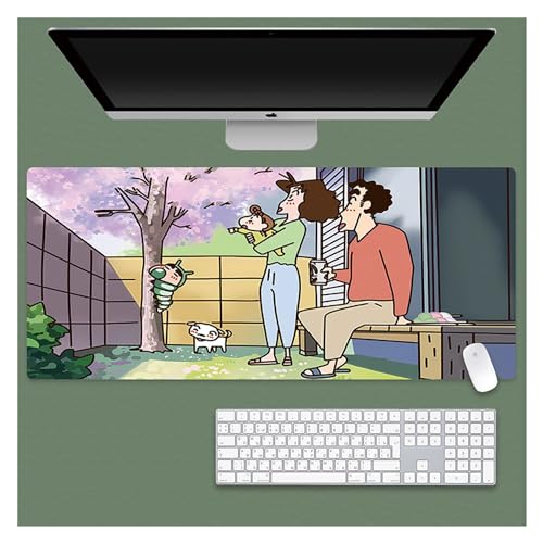 upim Spiel-Mauspad, Gaming-Laptop-Mauspad, Anime-Schreibtischunterlage, Anime-Mauspad, Gaming-Mauspad, Anime, Erweiterte PC-Tastatur, Wasserdicht Und rutschfest(E,900x400mm) von upim