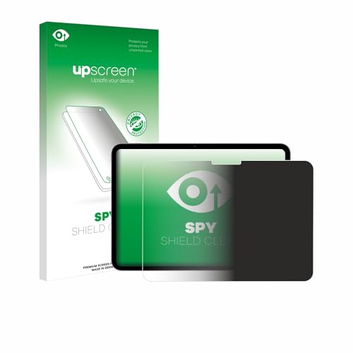 upscreen Anti-Spy Blickschutzfolie für Apple iPad Pro 11" WiFi 2024 (im Querformat) Privacy Displayschutz-Folie [Sichtschutz, Blaulichtfilter] von upscreen