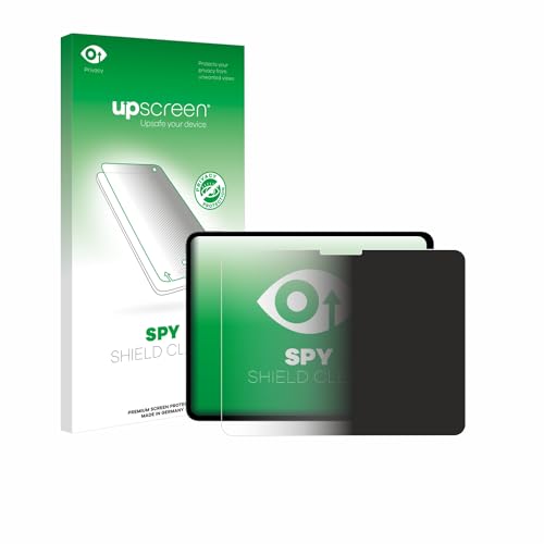 upscreen Anti-Spy Blickschutzfolie für Apple iPad Pro 13" WiFi 2024 (im Querformat) Privacy Displayschutz-Folie [Sichtschutz, Blaulichtfilter] von upscreen