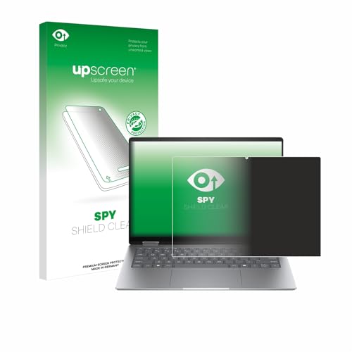 upscreen Anti-Spy Blickschutzfolie für HP Envy x360 14-fc0179ng Privacy Screen Displayschutz-Folie [Sichtschutz, Blaulichtfilter] von upscreen