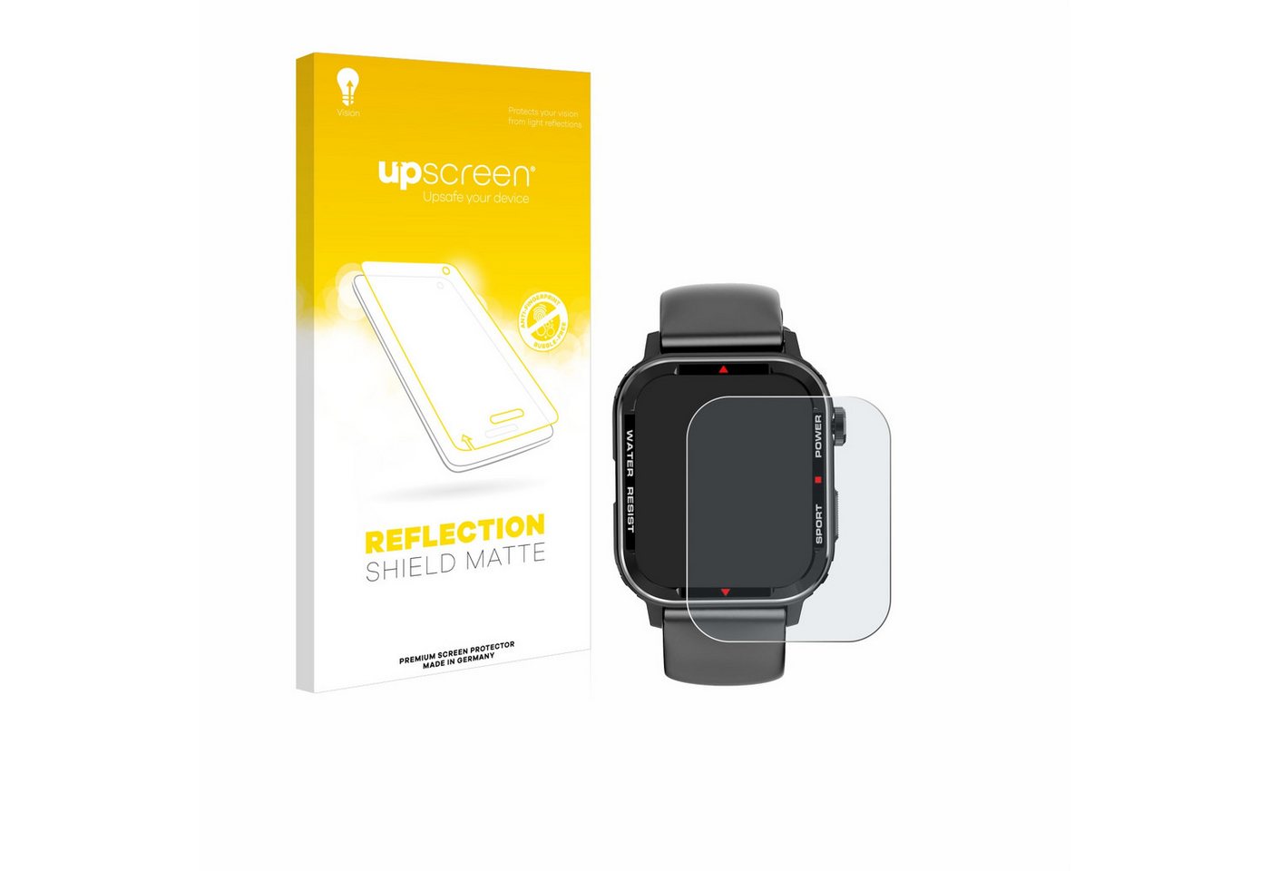 upscreen Displayschutzfolie Schutzfolie für Manike G96 Smartwatch, Displayschutz Schutz Folie Matt Entspiegelungsfolie von upscreen