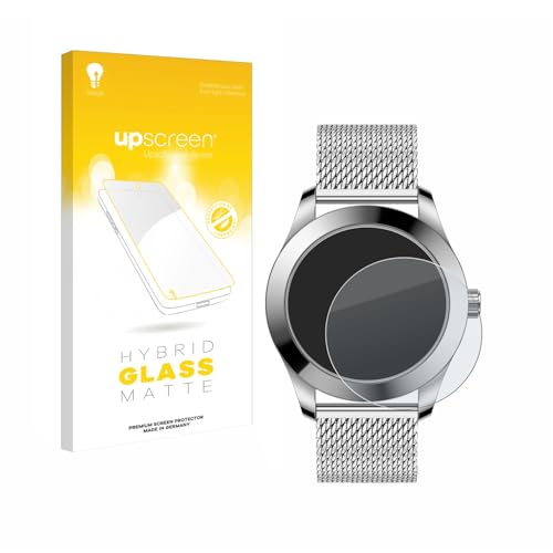 upscreen Entspiegelungs-Schutzglas für Ice-Watch Ice Steel Solar M Schutzfolie Matt, Glas-Folie [mattierend, 9H Panzerschutz, Anti-Fingerprint] von upscreen