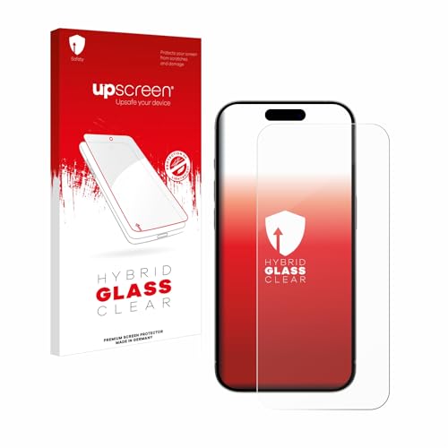 upscreen Schutzglas für Apple iPhone 15 Pro Schutzfolie, Glas-Folie [Klar, 9H Panzerschutz, Anti-Fingerprint] von upscreen