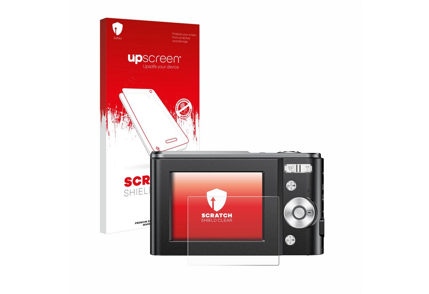 upscreen Schutzfolie für Ixnaiqy DC, Displayschutzfolie, Folie klar Anti-Scratch Anti-Fingerprint von upscreen