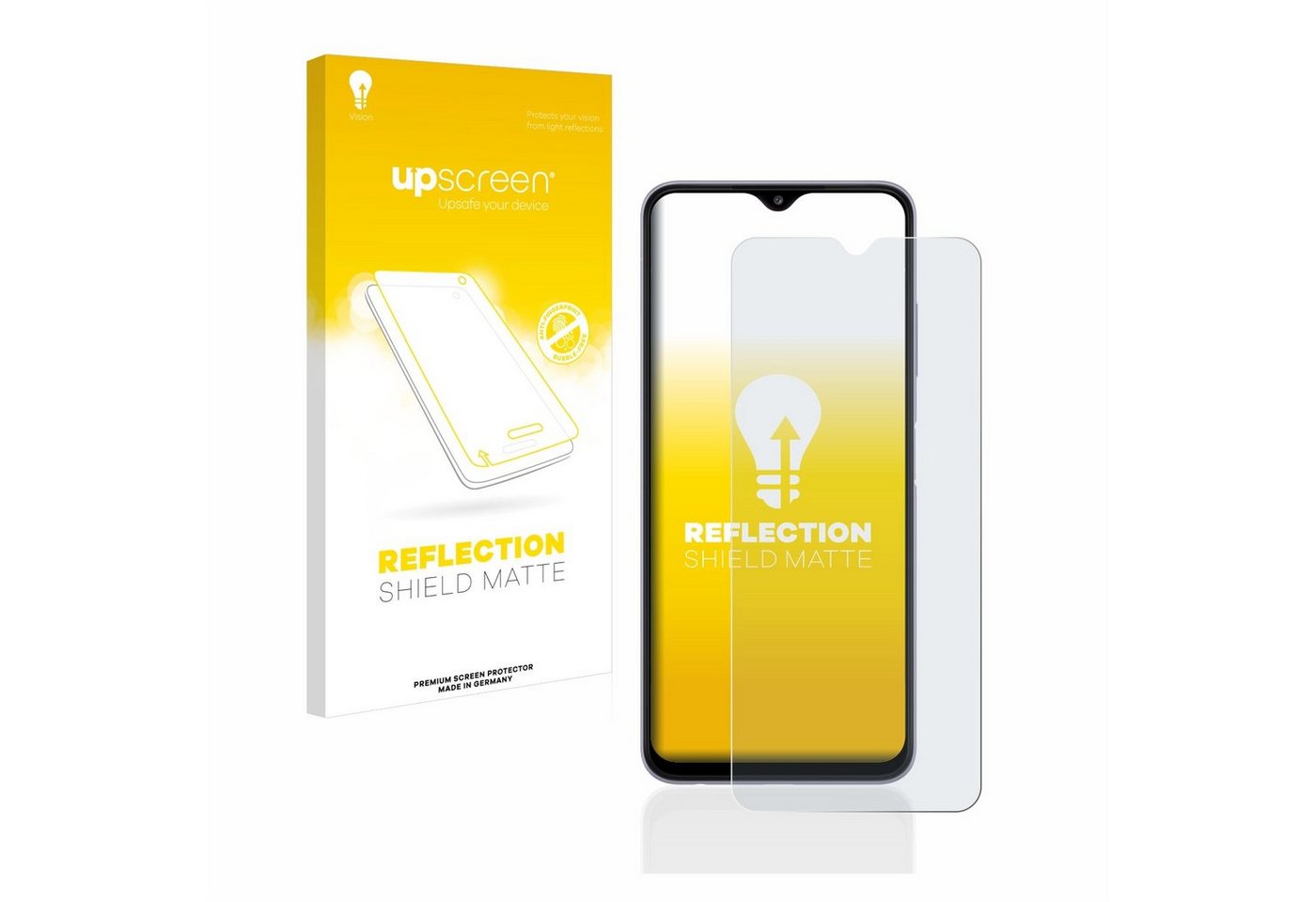 upscreen Displayschutzfolie Schutzfolie für Samsung Galaxy A22 5G, Displayschutz Schutz Folie Matt Entspiegelungsfolie von upscreen