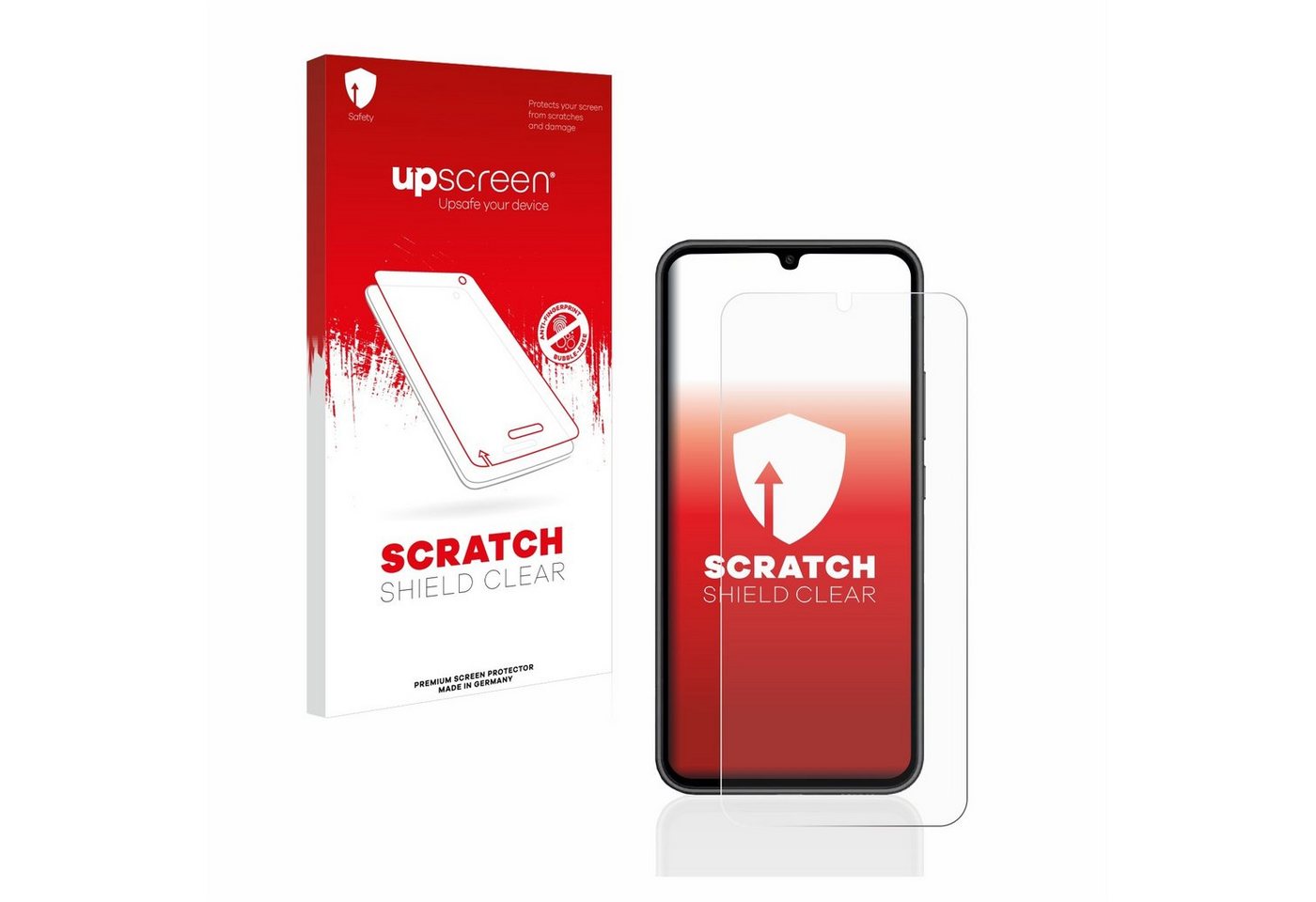 upscreen Displayschutzfolie Schutzfolie für Samsung Galaxy A34 5G, Displayschutz Schutz Folie Klar Transparent von upscreen