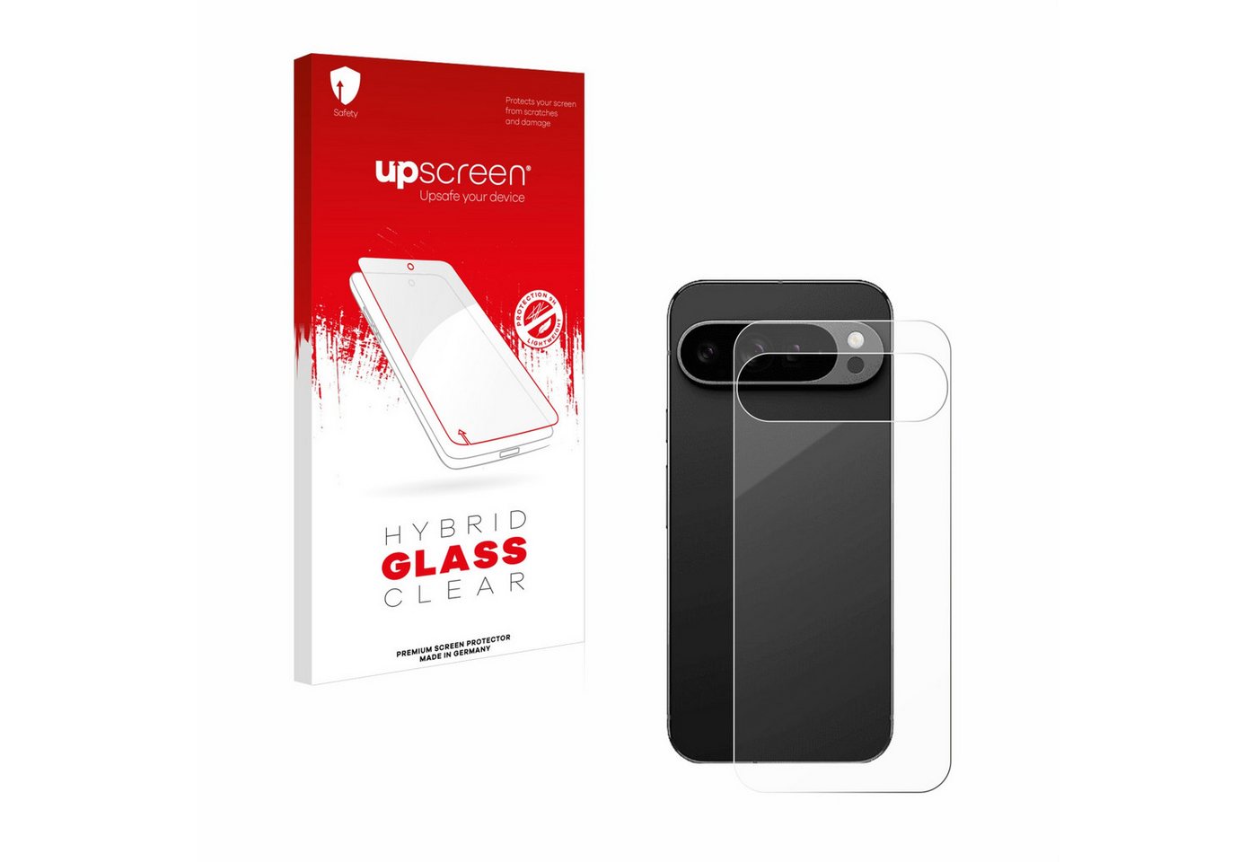 upscreen Displayschutzglas Schutzglas für Google Pixel 9 Pro XL (Rückseite), Schutzfolie Display Schutz Glas Folie klar von upscreen