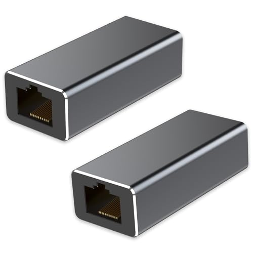 vgggrd 2 X RJ45 LAN Kupplung Verbinder für Cat7, Cat6, Cat5e, Cat5 Kabel - Ethernet Adapter Netzwerkkabel Verlängerung 10Gbit/s - Netzwerk Coupler vgggrd 2 X RJ45 LAN Kupplung Verbinder für Cat7, Cat6, Cat5e, Cat5 Kabel - Ethernet Adapter Netzwerkkabel Verlängerung 10Gbit/s - Netzwerk Coupler von vgggrd