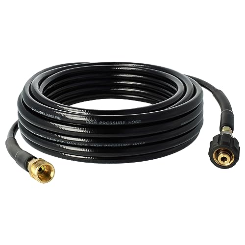 vhbw 10 m Verlängerungsschlauch kompatibel mit King/Top Craft bis 2013 Hochdruckreiniger mit M22 x 1,5 Gewindeanschluss, Schwarz vhbw 10 m Verlängerungsschlauch kompatibel mit King/Top Craft bis 2013 Hochdruckreiniger mit M22 x 1,5 Gewindeanschluss, Schwarz von vhbw