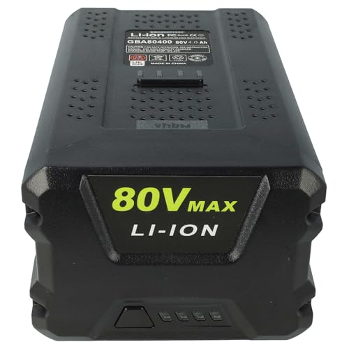 vhbw 1x Akku Ersatz für Stiga SBT 4080 AE, SBT 5080 AE, SBT 2580AE für Rasenmäher (4000mAh, 80V, Li-Ion) von vhbw