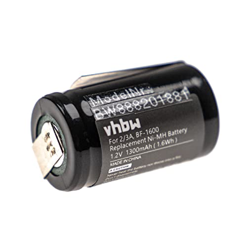 vhbw Akku kompatibel mit Panasonic ER201, ER398 Rasierer Haarschneider (1300mAh, 1,2V, NiMH) von vhbw