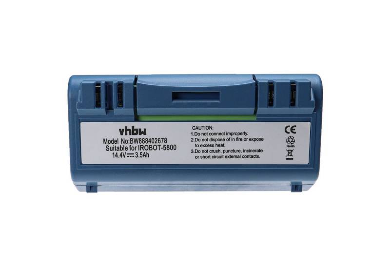 vhbw Ersatz für AEG SP385-BAT, SP5832, 14904 für Saugroboter (3500 mAh, Staubsauger-Akku NiMH 3500 mAh von vhbw