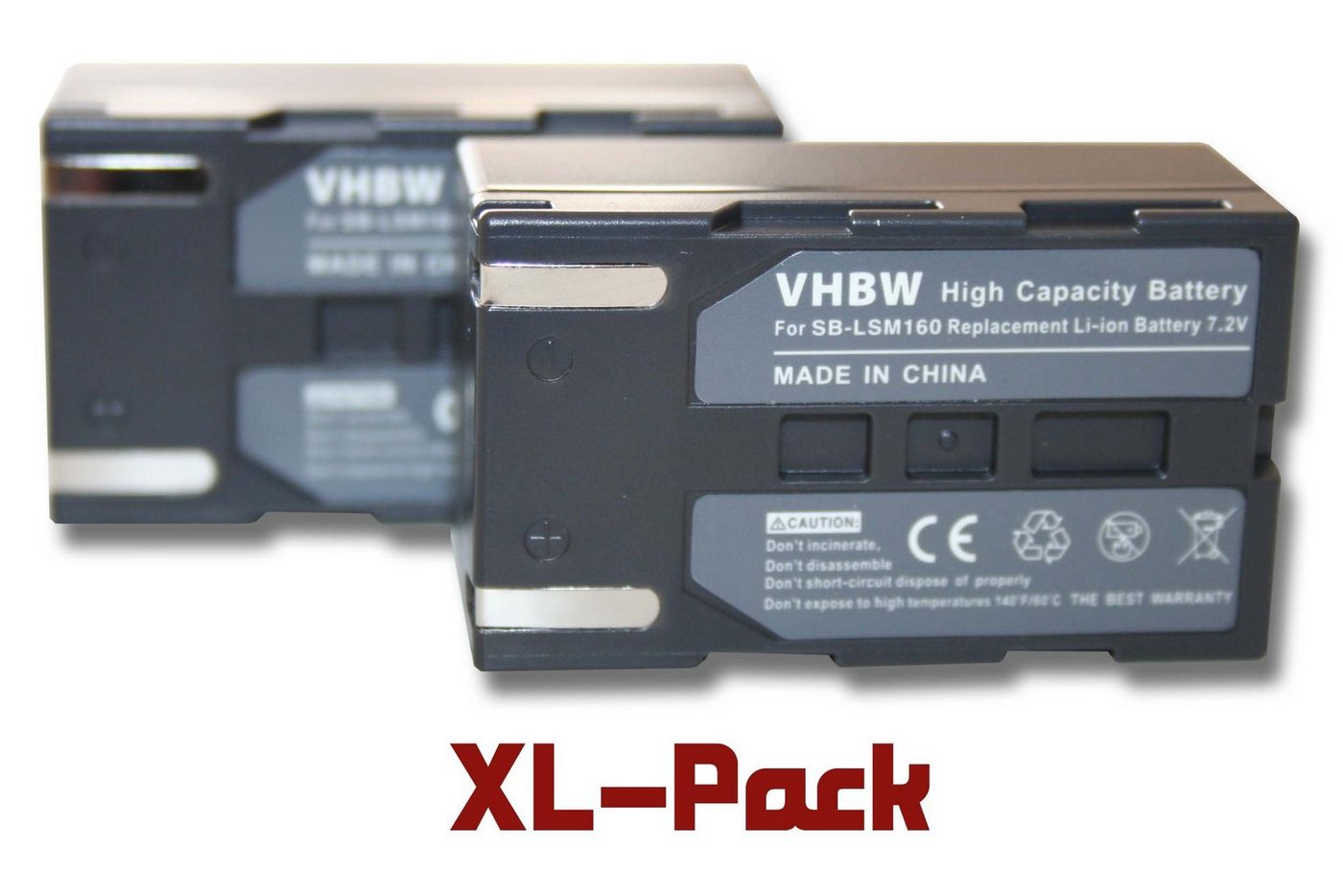 vhbw Kamera-Akku Ersatz für Samsung SB-LSM320, SB-LSM80 für Kamera / Camcorder Digital (1200mAh, 7,2V, Li-Ion) 1200 mAh von vhbw