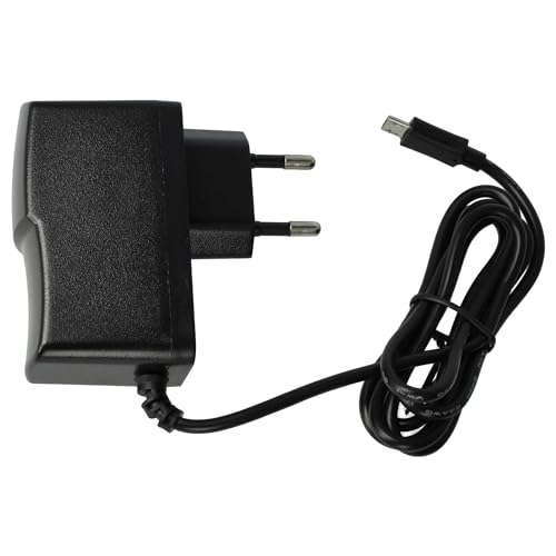 vhbw Micro-USB Ladegerät 2,0 A / 5V Ersatz für Philips CP1759/01, CP1761/01, CP1484/01 für Smartphone, Tablet, MP3-Player, usw. Schwarz von vhbw