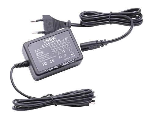 vhbw Netzteil kompatibel mit Samsung HMX-S10BN, HMX-S15, HMX-QF33, HMX-S16, HMX-T10, HMX-S10, HMX-T10ON Kamera, Digitalkamera, 2m von vhbw