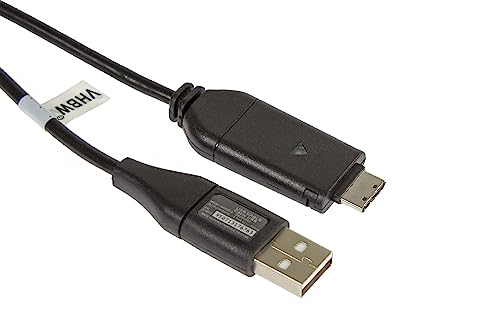 vhbw USB KABEL LADEKABEL DATENKABEL kompatibel mit SAMSUNG Digimax ersetzt SUC-C3, SUC-C5, SUC-C7, SUC-C7H, CB20U05A, AD31-00147A, CB20U12m, AD39-00164A von vhbw