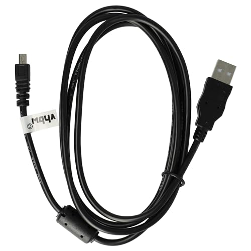 vhbw USB Kabel Datenkabel (Standard-USB Typ A) 150cm kompatibel mit Panasonic Lumix DMC-FZ5, DMC-FZ7, DMC-FZ8, DMC-FZ15, DMC-FZ18, DMC-FZ20 Kamera von vhbw