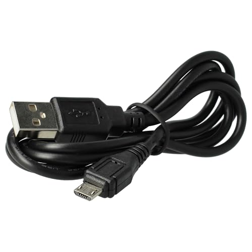 vhbw USB Kabel auf Micro-USB 1m schwarz kompatibel mit Sony HDR-PJ410, HDR-PJ440, HDR-PJ620, HDR-PJ675, HDR-PJ680, HDR-PJ810, HXR-NX100, HXR-NX5 Kamera von vhbw