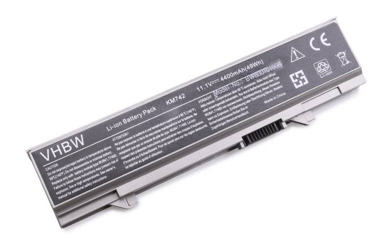 vhbw passend für Dell Latitude E5500, E5510, E5400, E5410 Notebook / Laptop-Akku Li-Ion 4400 mAh von vhbw