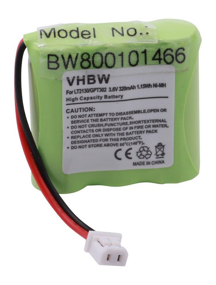 vhbw kompatibel mit Loewe Alphatel 3100 Akku NiMH 320 mAh (3,6 V) von vhbw