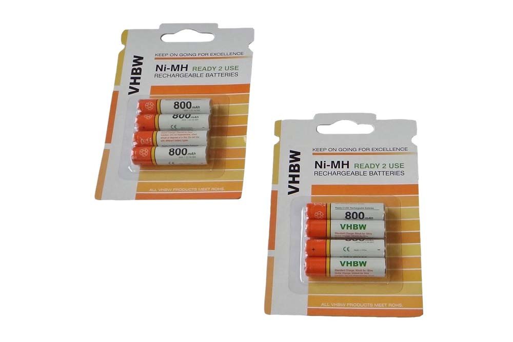 vhbw passend für Siemens Gigaset R60, S1, R650H, S440, S150, E720HX, S44, Akku NiMH 800 mAh von vhbw