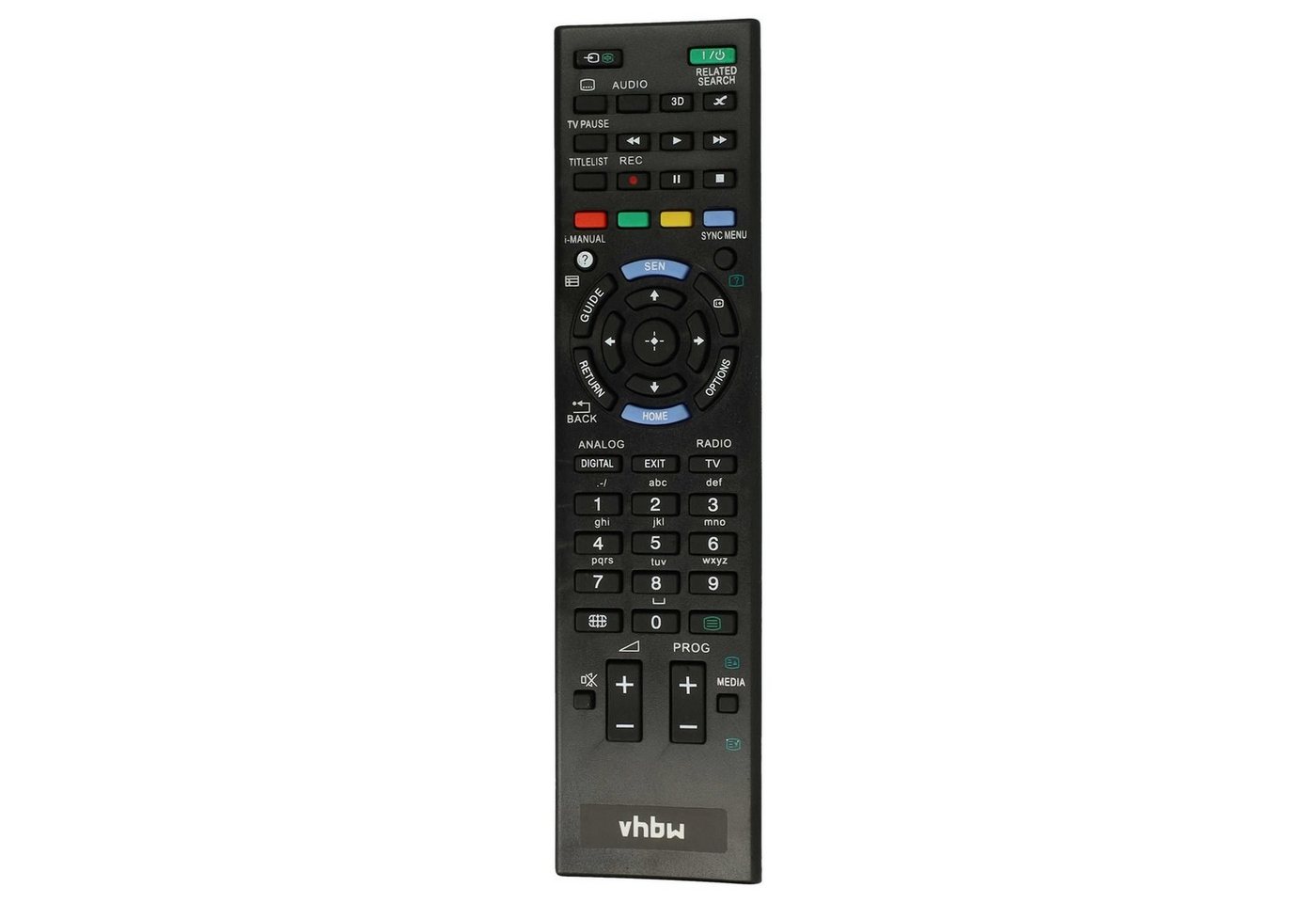 vhbw passend für Sony KDL-42W654A, KDL-42W655A, KDL-42W802A, KDL-42W656A, Fernbedienung vhbw passend für Sony KDL-42W654A, KDL-42W655A, KDL-42W802A, KDL-42W656A, Fernbedienung von vhbw